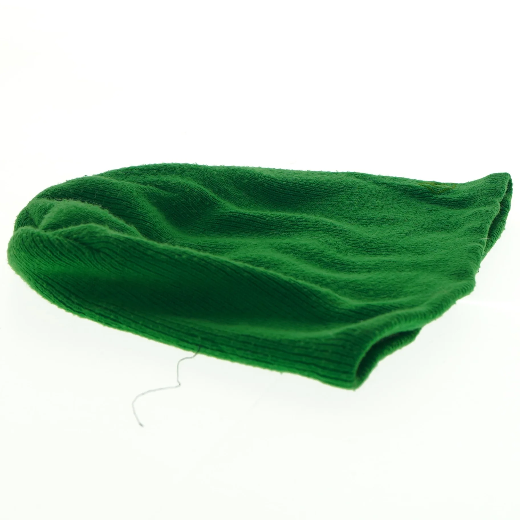 Grøn strikhue (str. 24 x 20 cm)