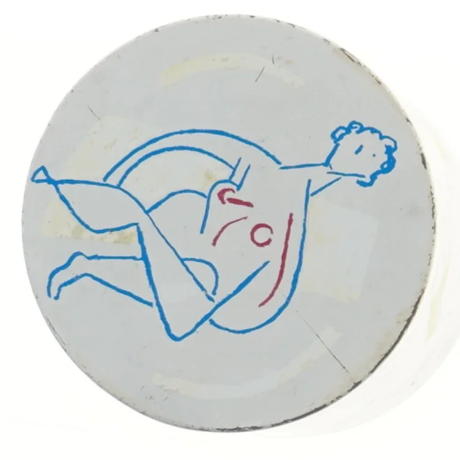 Dekorativ metaldåse (str. 15x11,5 cm)