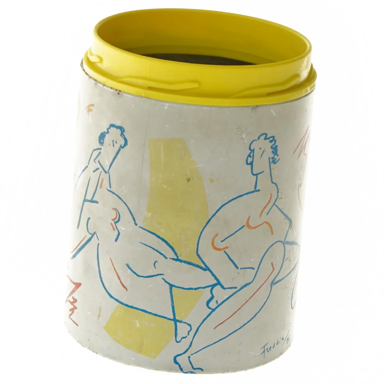 Dekorativ metaldåse (str. 15x11,5 cm)