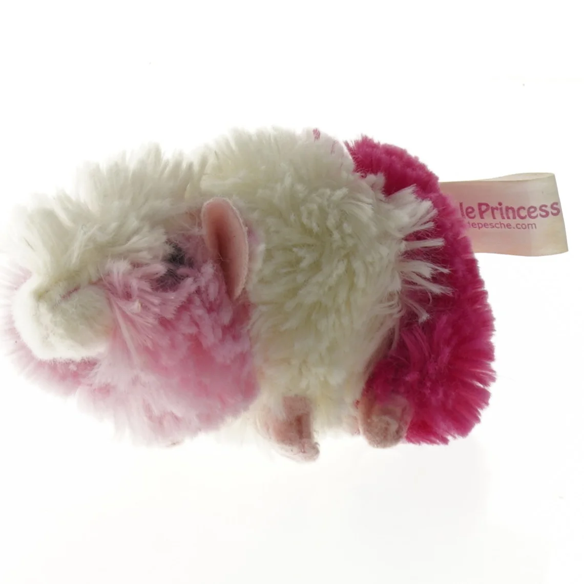 Blød plys bamse fra Princess (str. 13 x 7 cm)