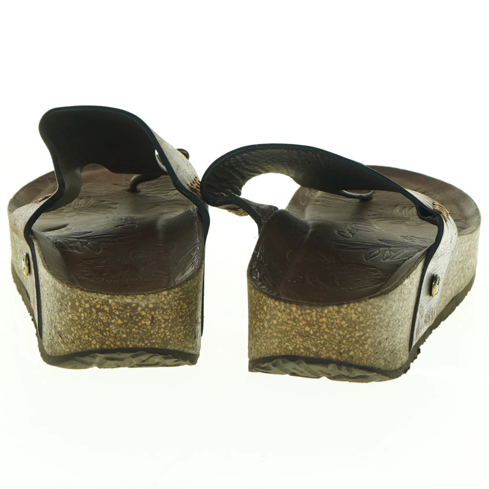 Brune læderklipklapper (str. 39)