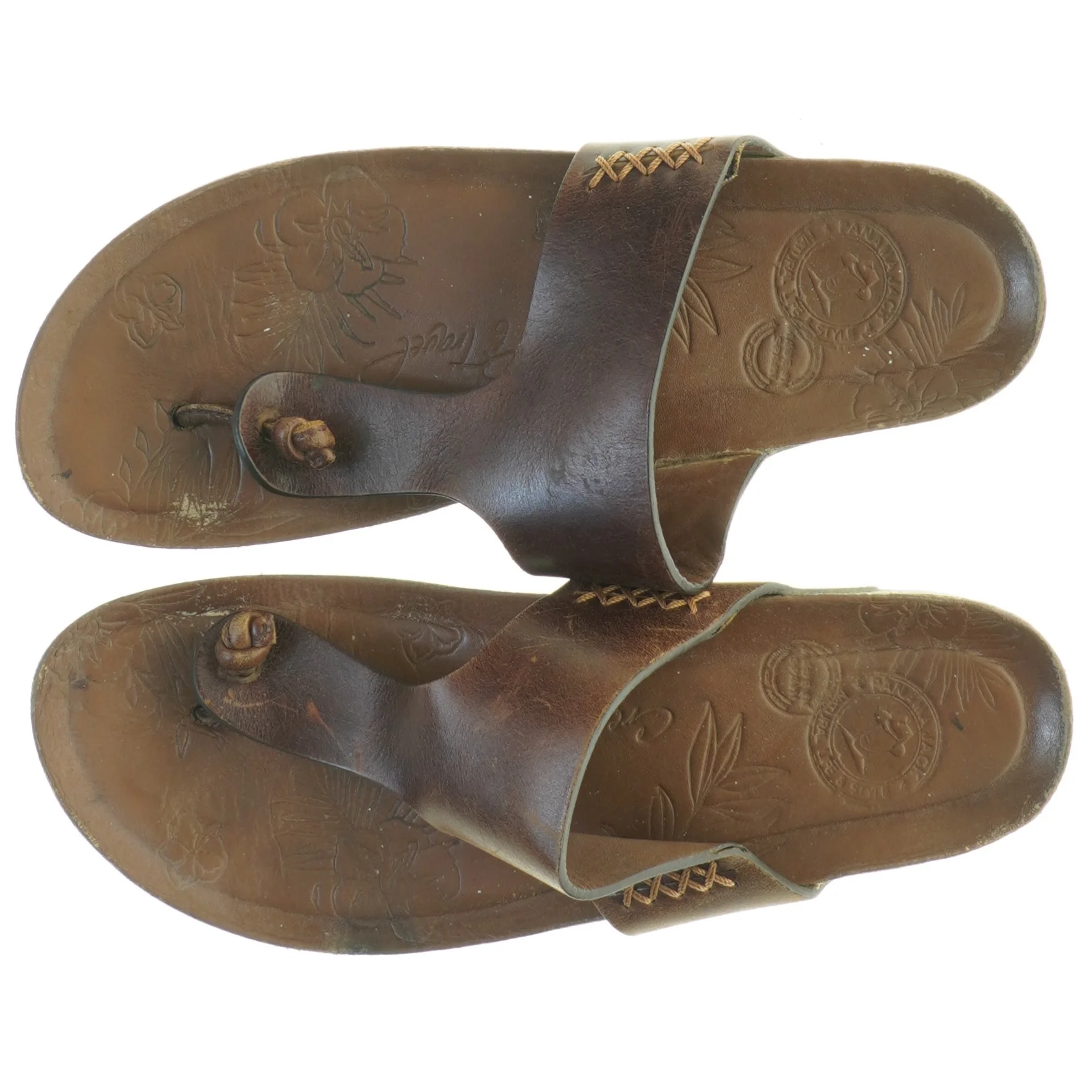 Brune læderklipklapper (str. 39)