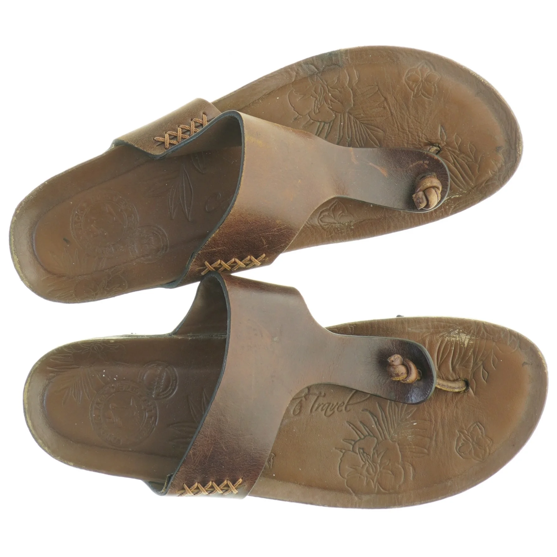 Brune læderklipklapper (str. 39)