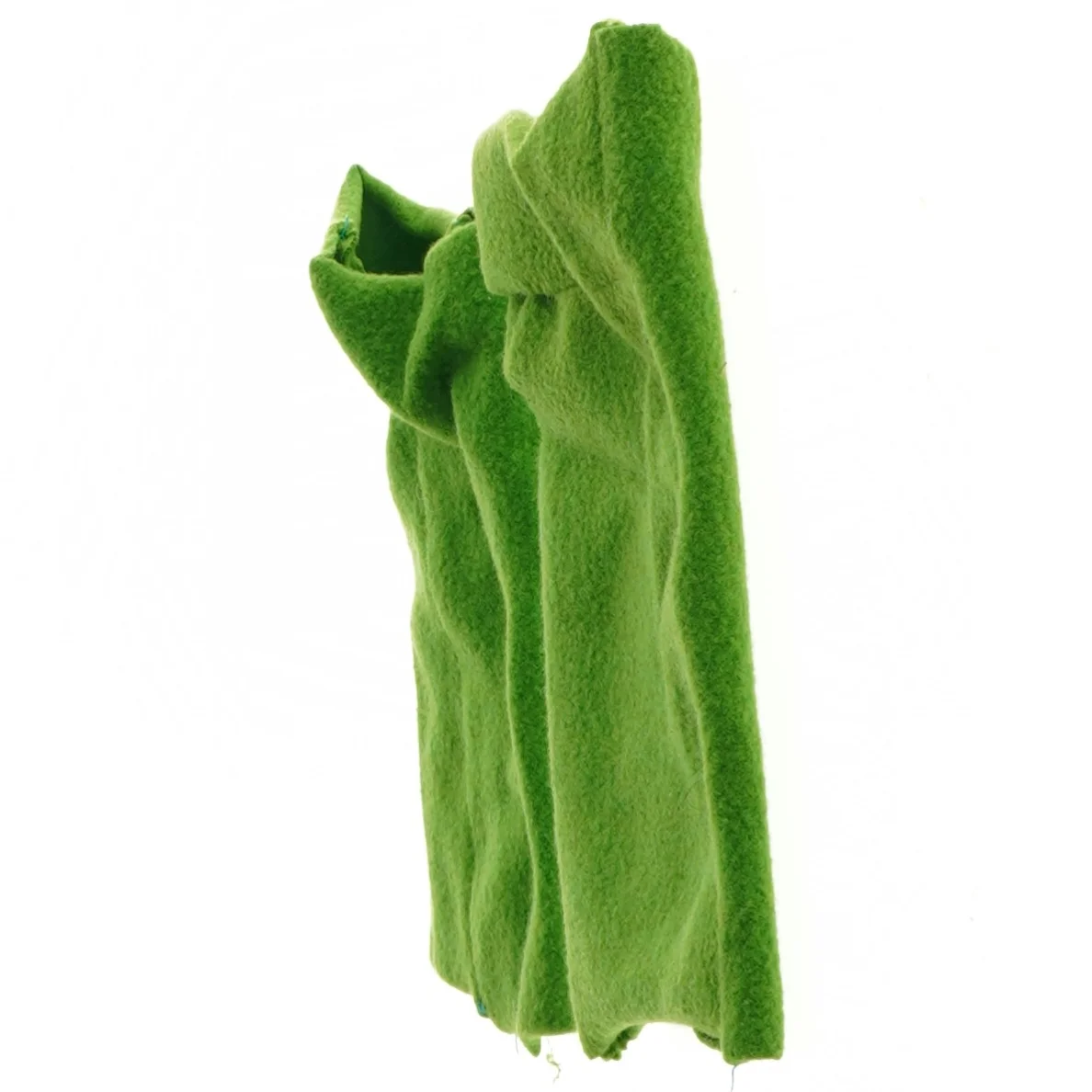 Grønne fleece benvarmere (str. 16 x 10 cm)