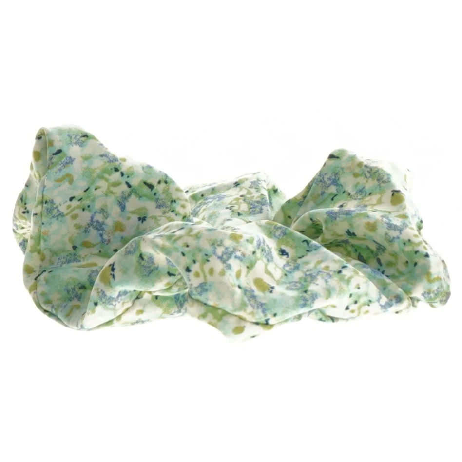 Hårscrunchie med blomstermønster (str. Ø 12 cm)