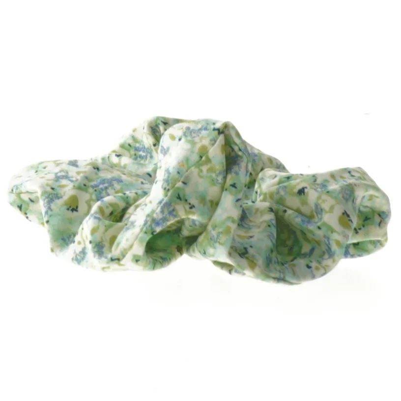 Hårscrunchie med blomstermønster (str. Ø 12 cm)