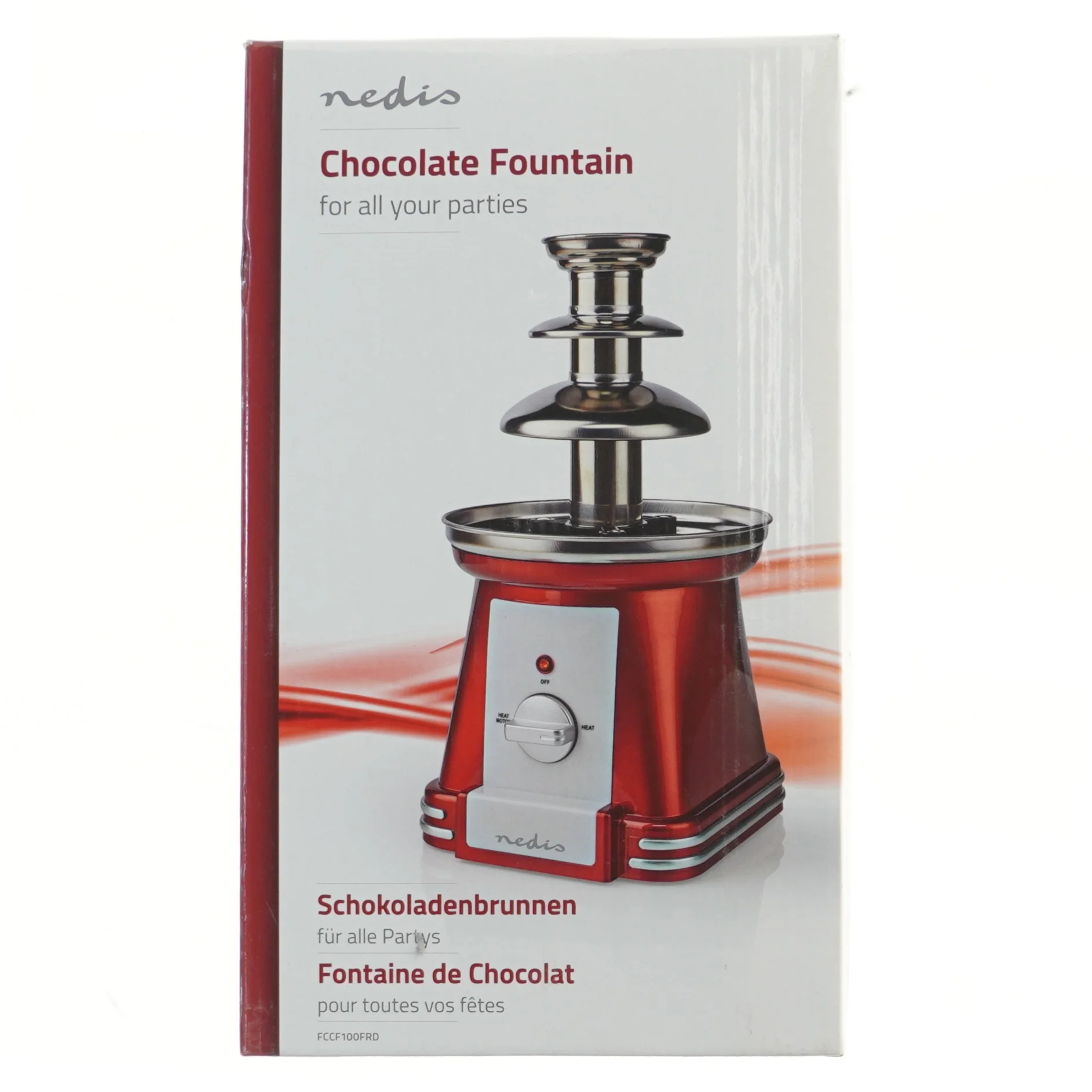Chokoladefontæne fra Nedis (str. 17x32 cm)