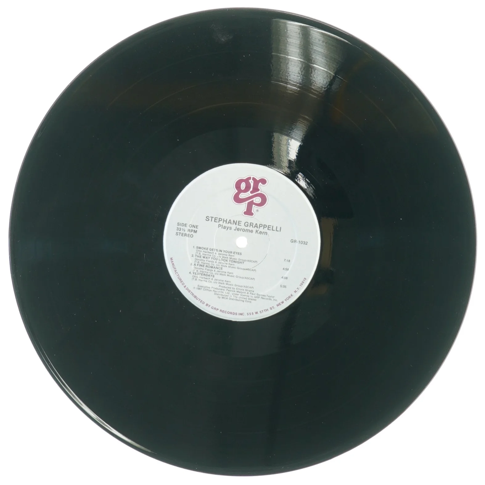 Stephane Grappelli plays Jerome Kern fra Digital Master (str. 30 cm)