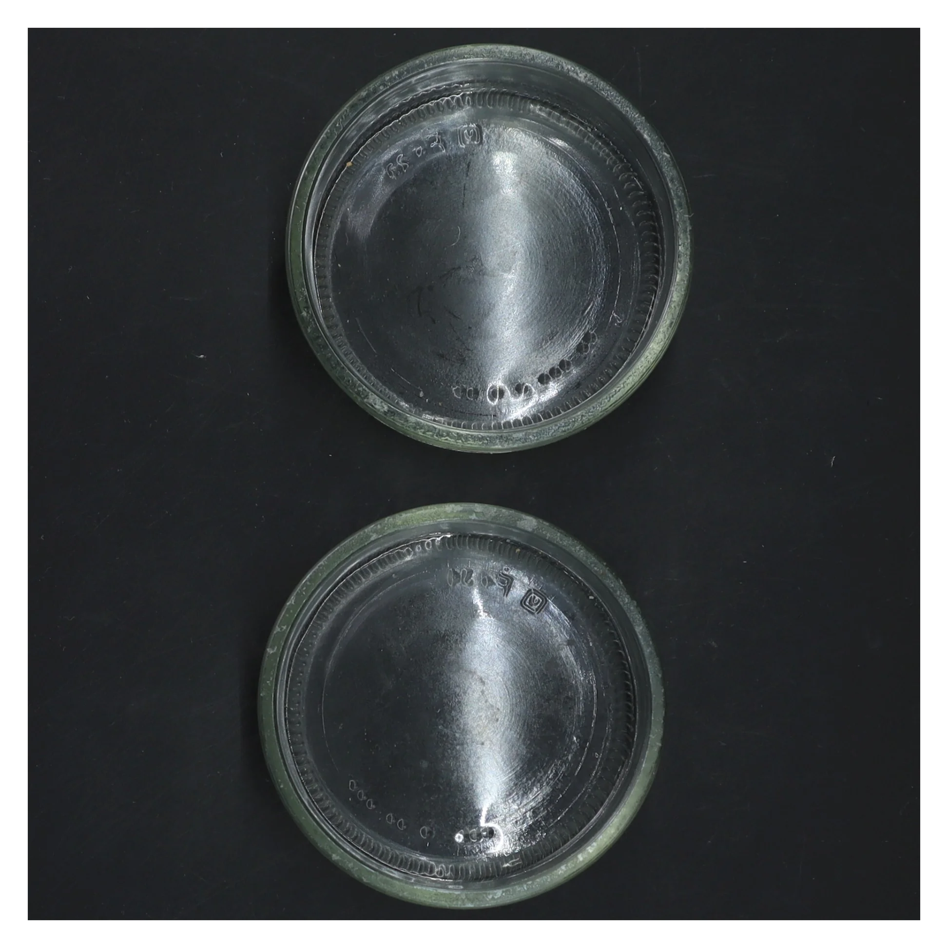 To glasfade (str. Ø 9x3,5 cm)