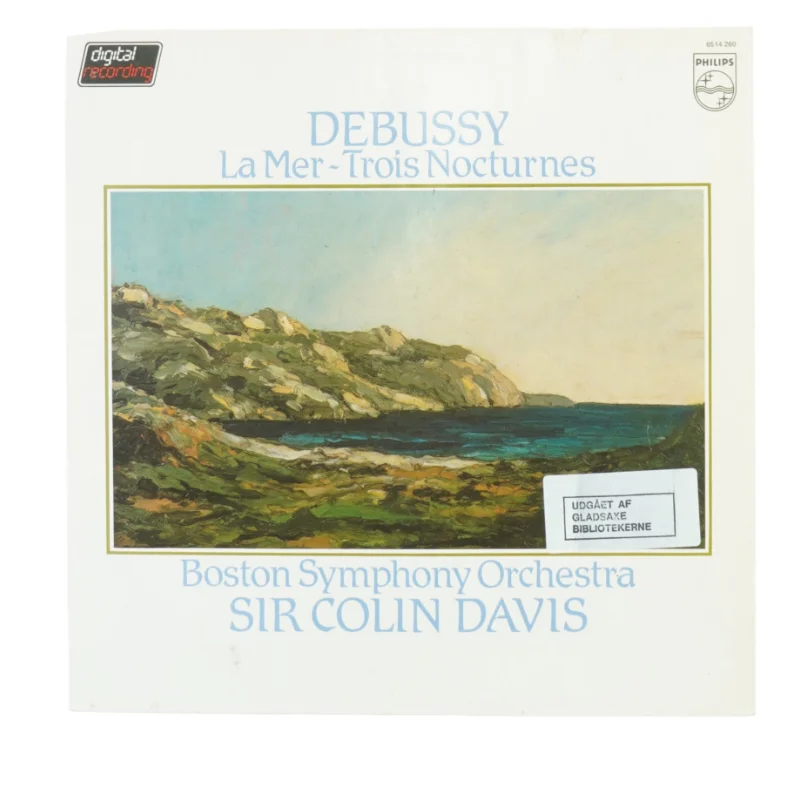 Debussy; La mer, Trois nocturnes fra Philips (str. 30 cm)