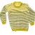 Stribet strikket sweater (str. 31 x 46 cm ærme 34 cm)