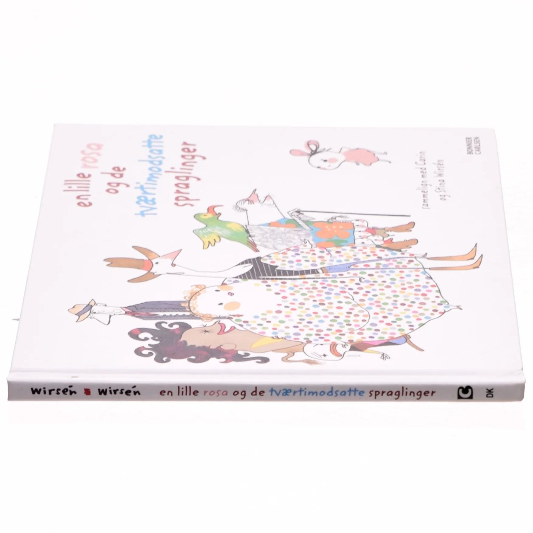 En lille rosa og de tværtimodsatte spraglinger