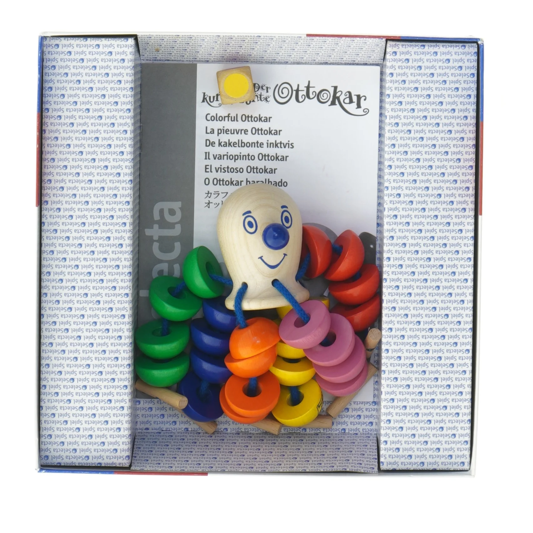 Farverigt Trælegetøj (str. 20 x 20 x 5 cm)