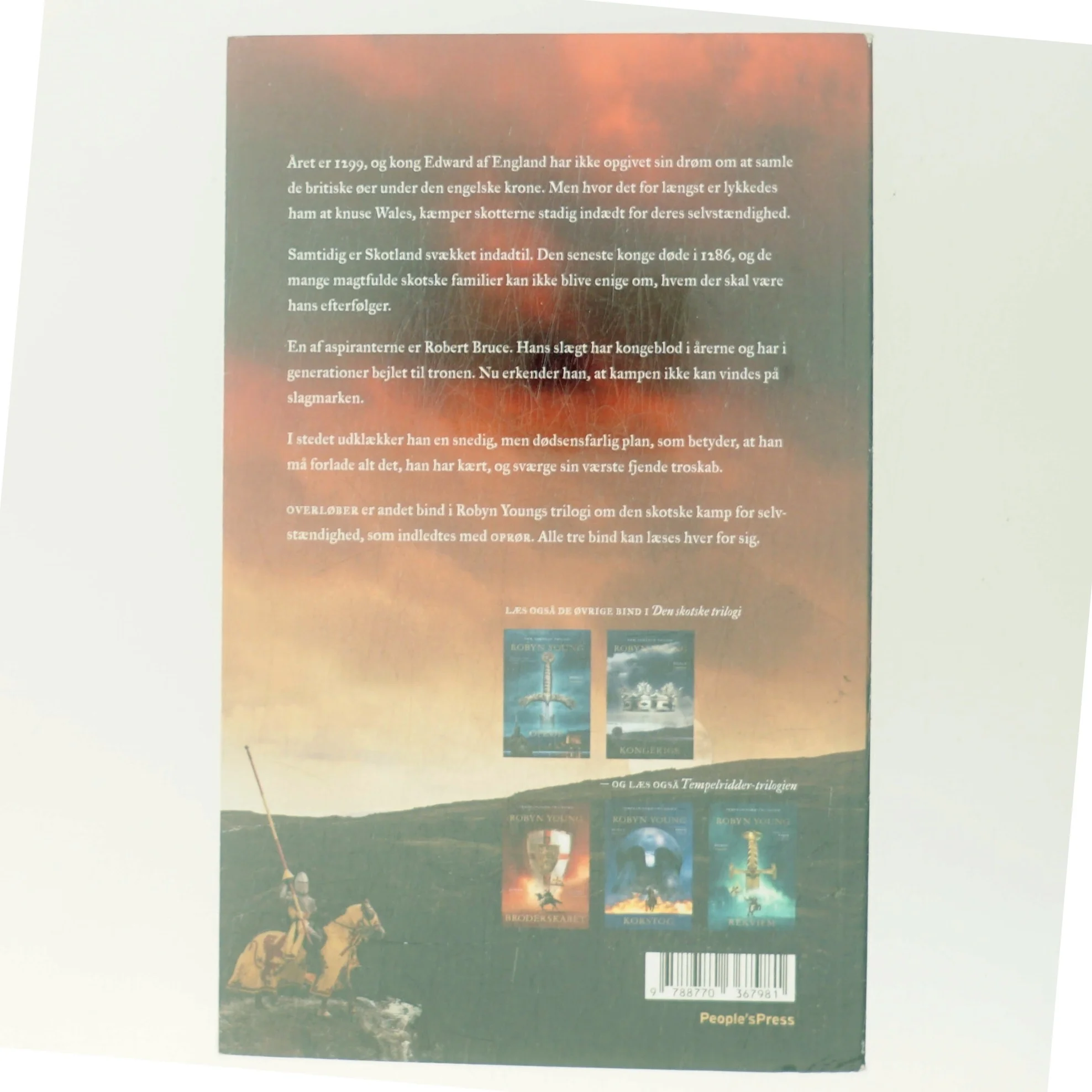 Overløber : roman af Robyn Young (Bog)