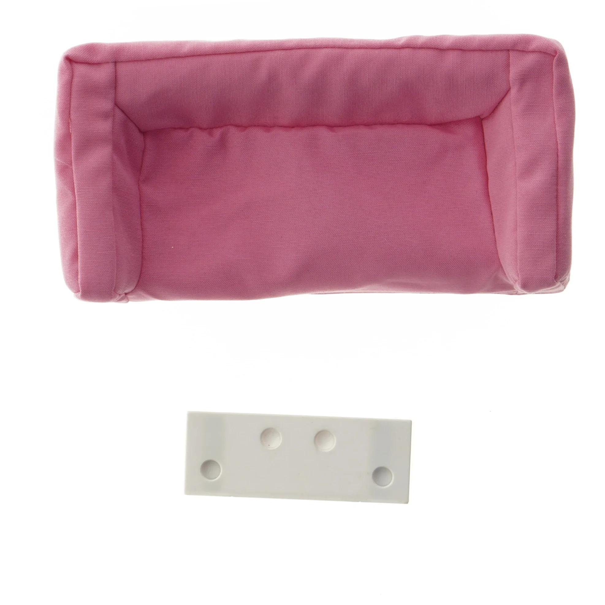 Miniature sofa og tv-møbel fra Barbie (str. Sofa, 22 x 11 cm. bor. 11 x 4,5 cm)