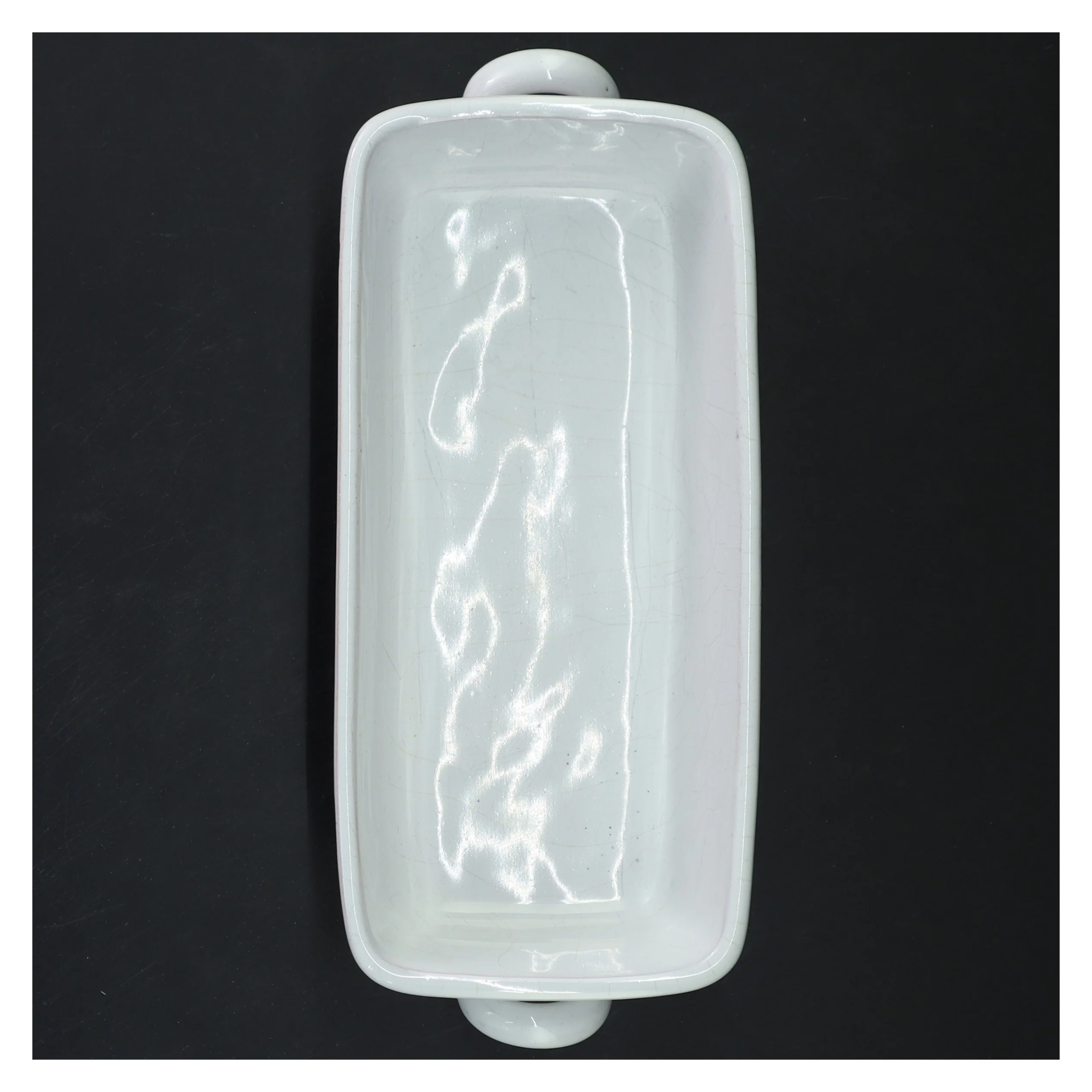 Bangholm postejform blomstermotiv (str. 22x10x6 cm)