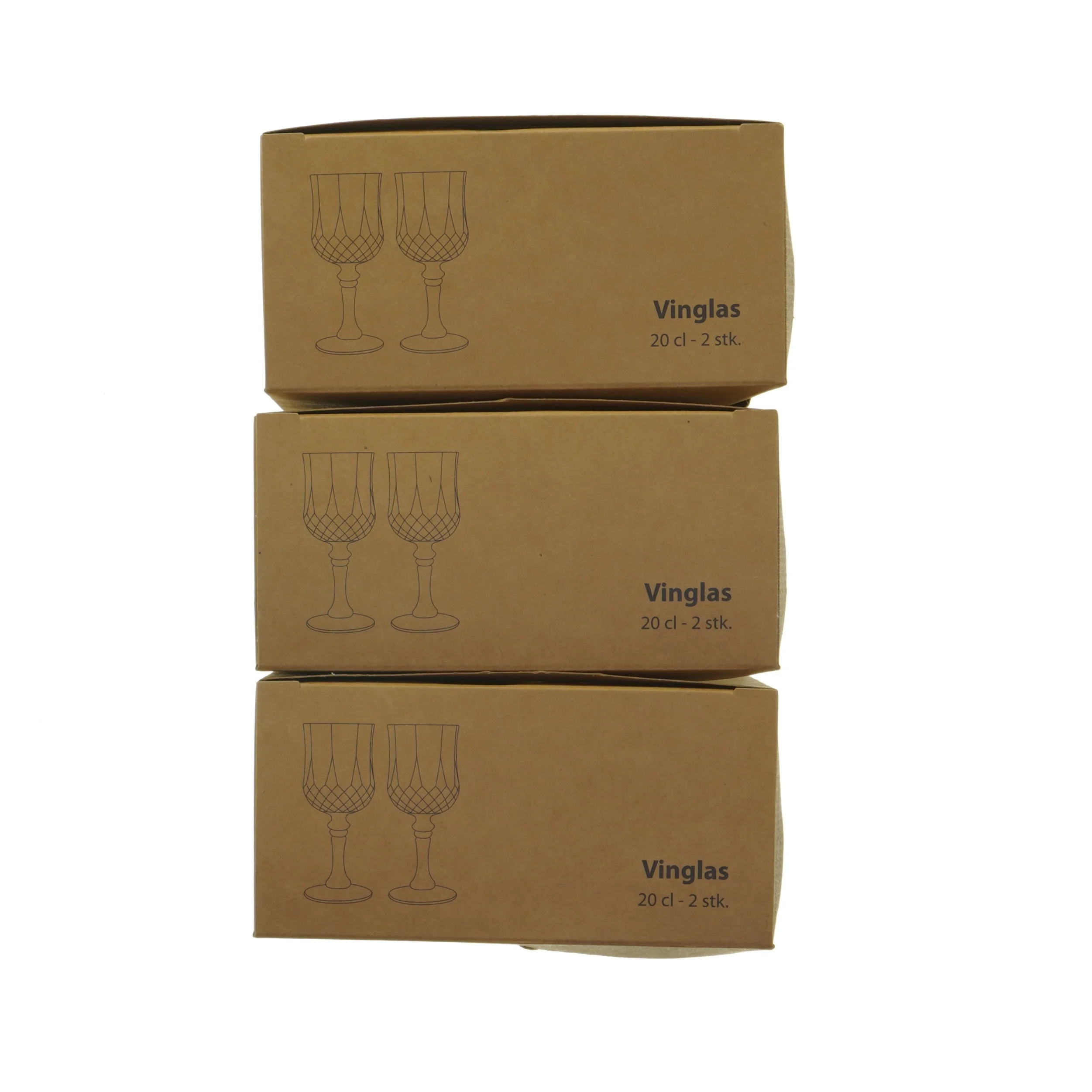 Plast vinglas (str. 6 styk. 20 cl)