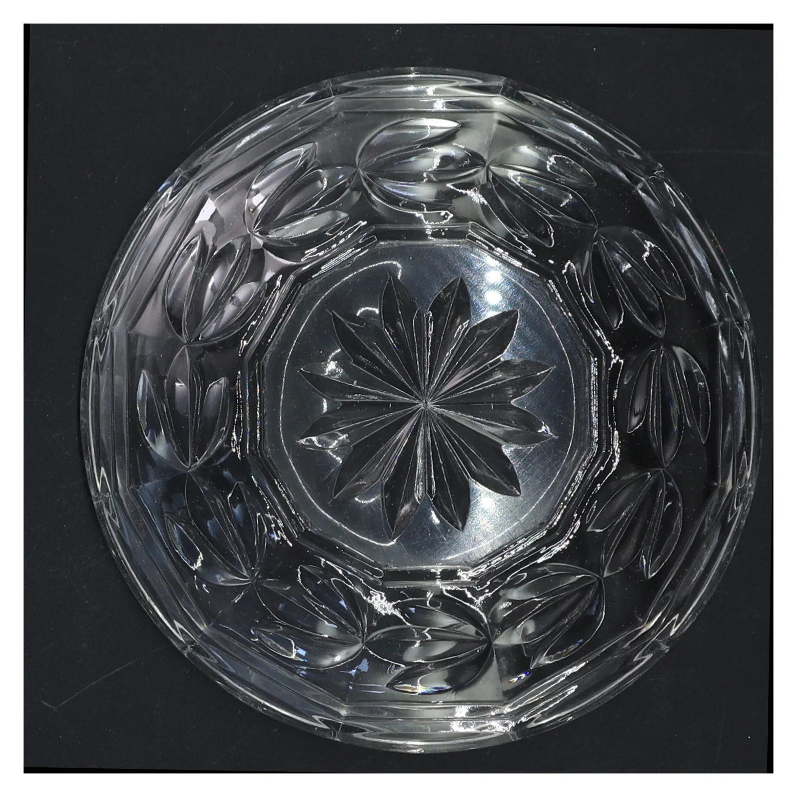 Glas asietter - desserttallerkener (str. Ø 15 cm)