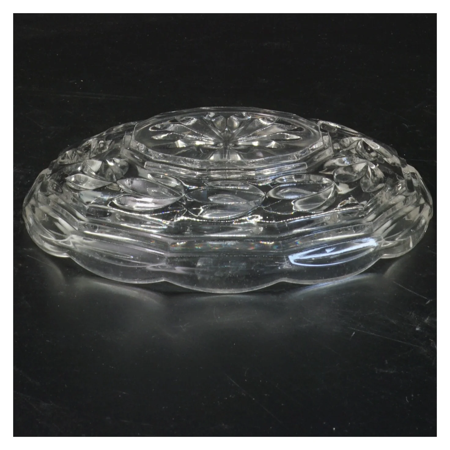 Glas asietter - desserttallerkener (str. Ø 15 cm)