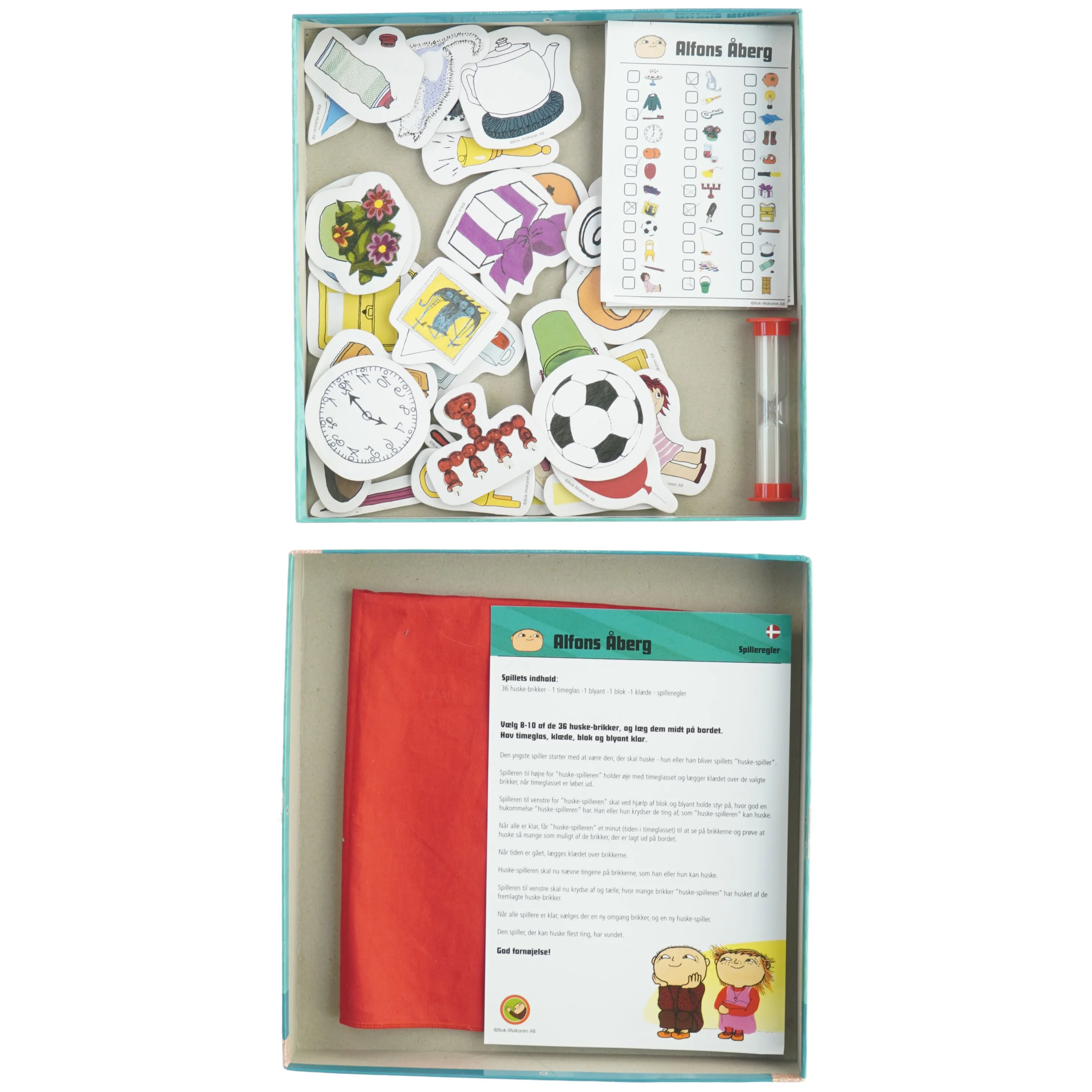 Alfons Åberg spil (str. 24 x 24 cm)