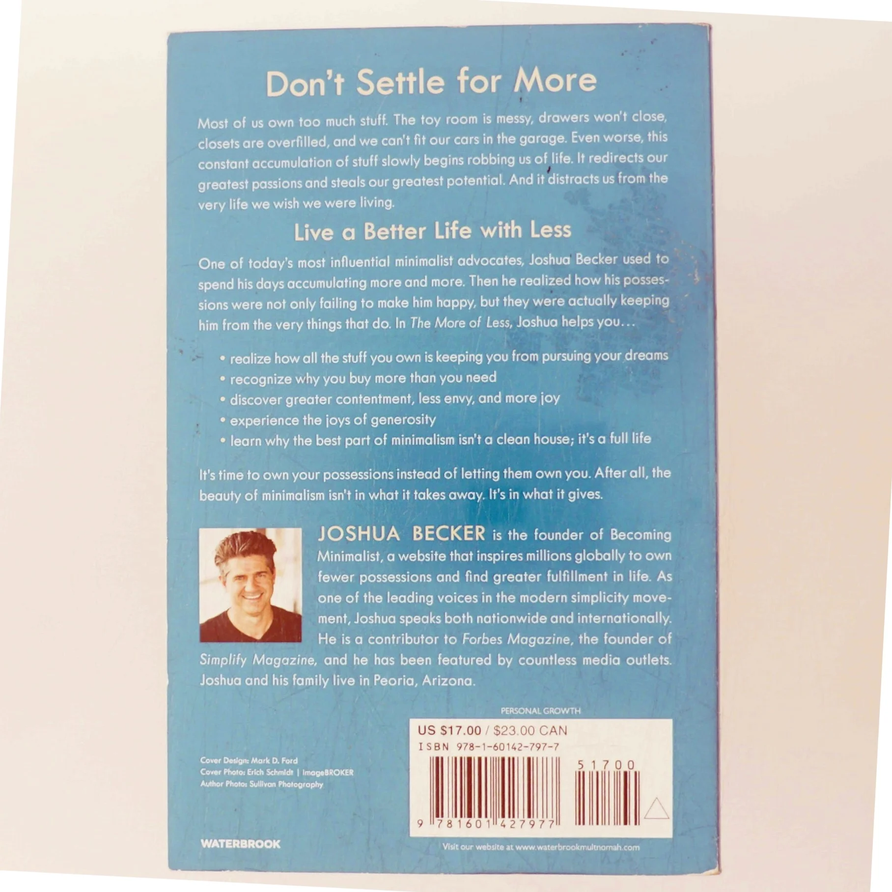 The More of Less af Joshua Becker (Bog)