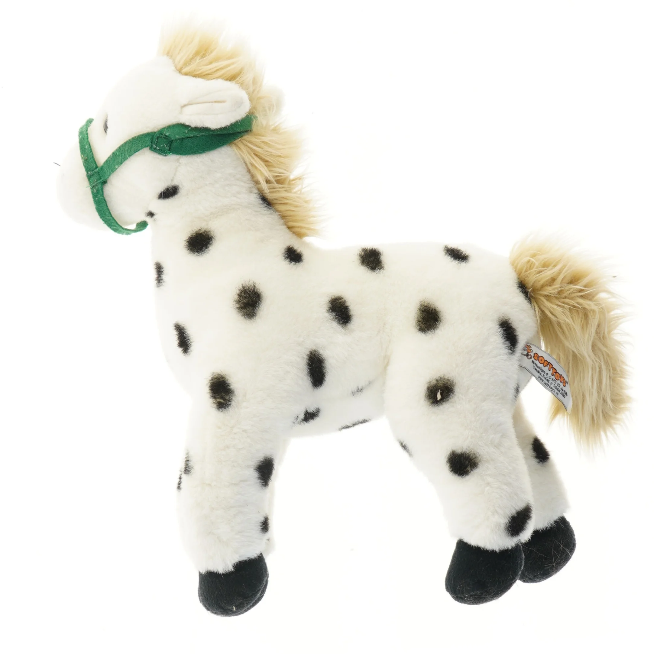 Plys legetøjshest fra Softtoys (str. 33x37 cm)