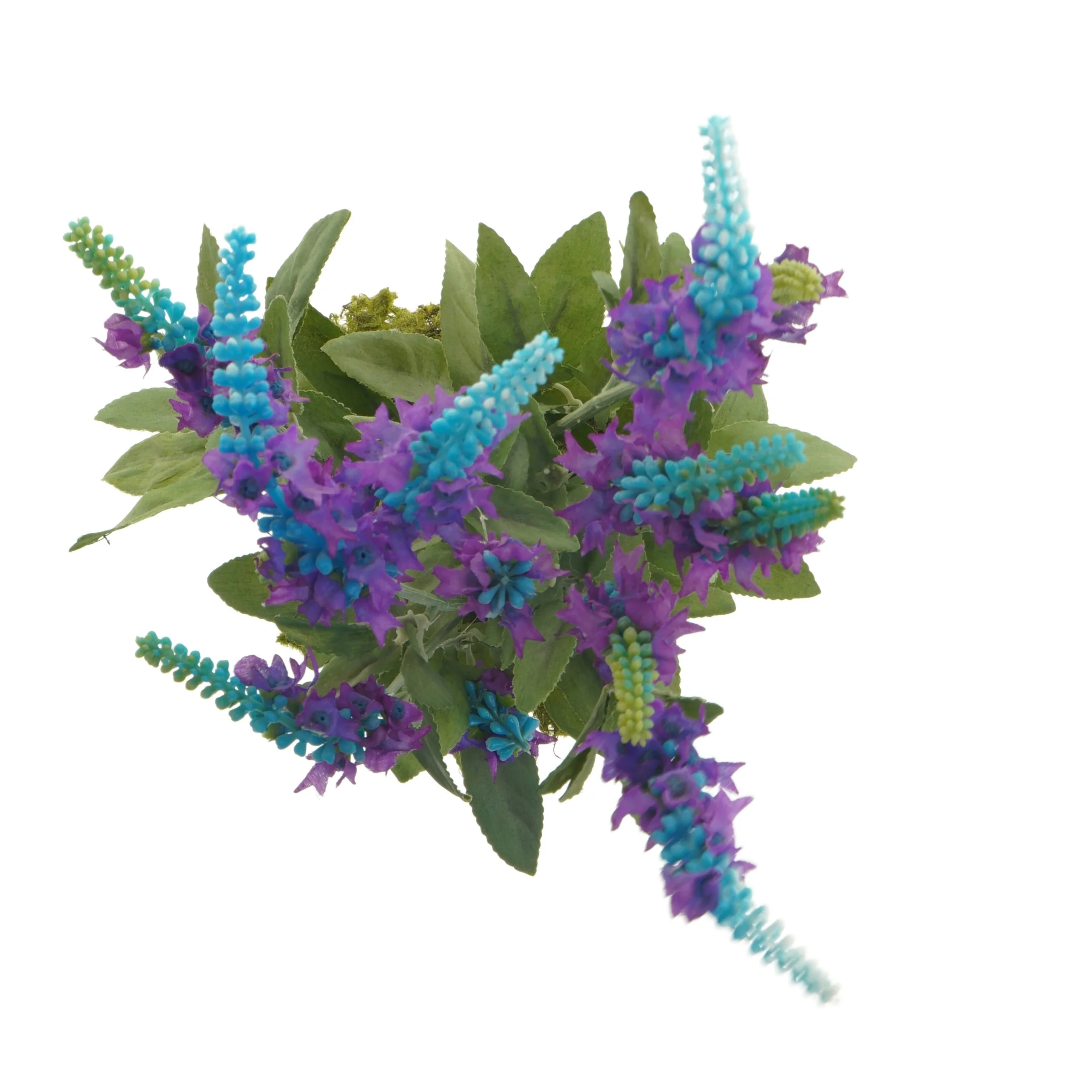 Kunstig plante med blomster i potte (str. 45 cm)