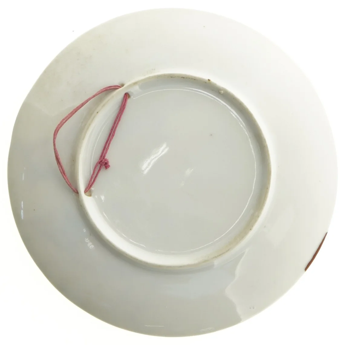 Porcelænsvægplatte med fuglemotiv (str. 16 cm)