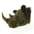 Tøjdyr i form af næsehorns hoved (str. 38 x 32 x 27 cm)