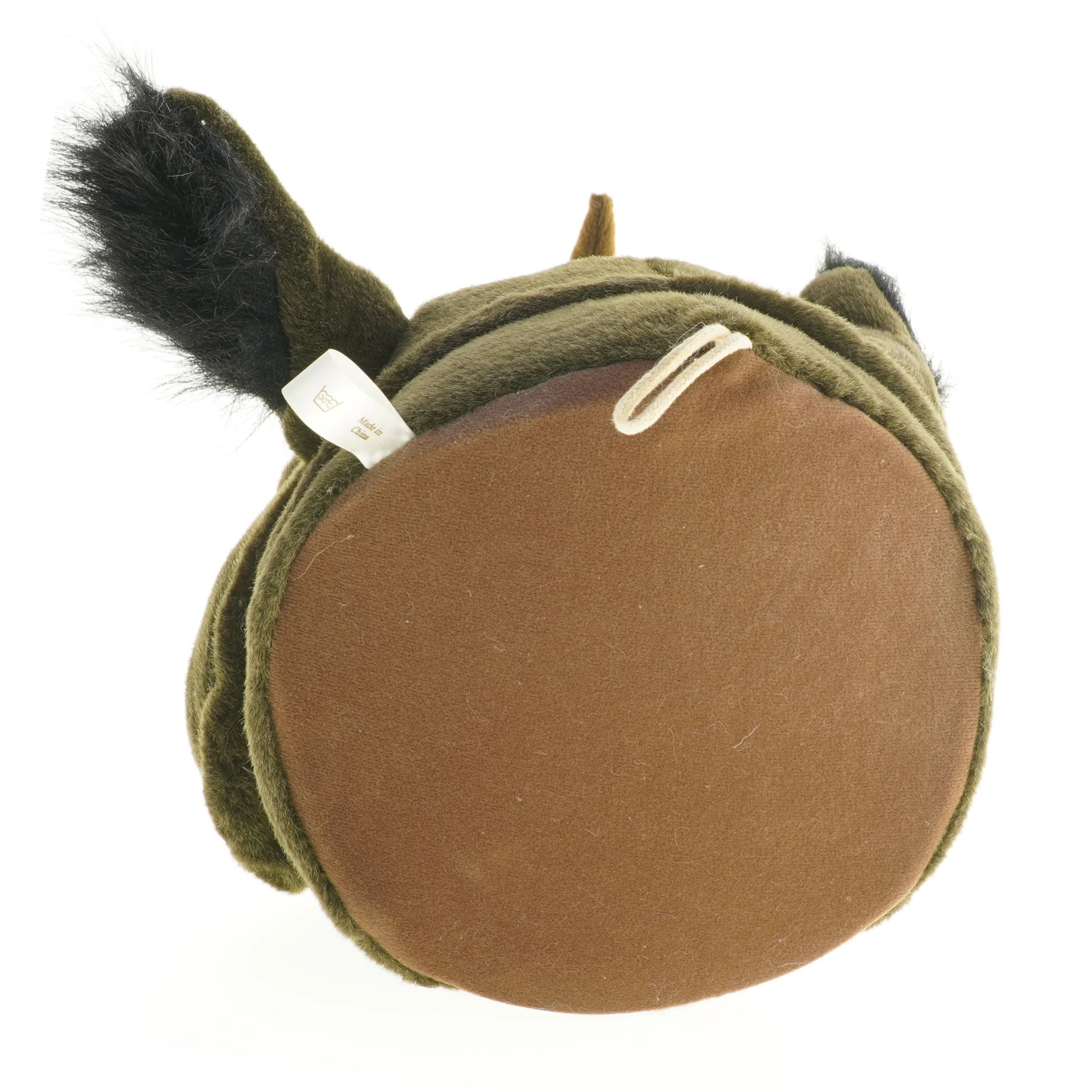 Tøjdyr i form af næsehorns hoved (str. 38 x 32 x 27 cm)