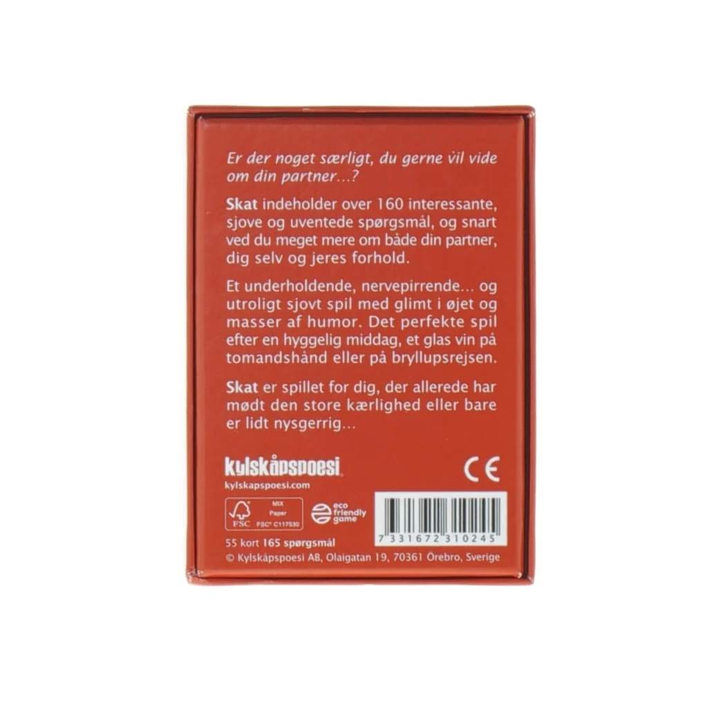 Nyt Kærlighedskortspil (str. 10 x 7 x 3 cm)