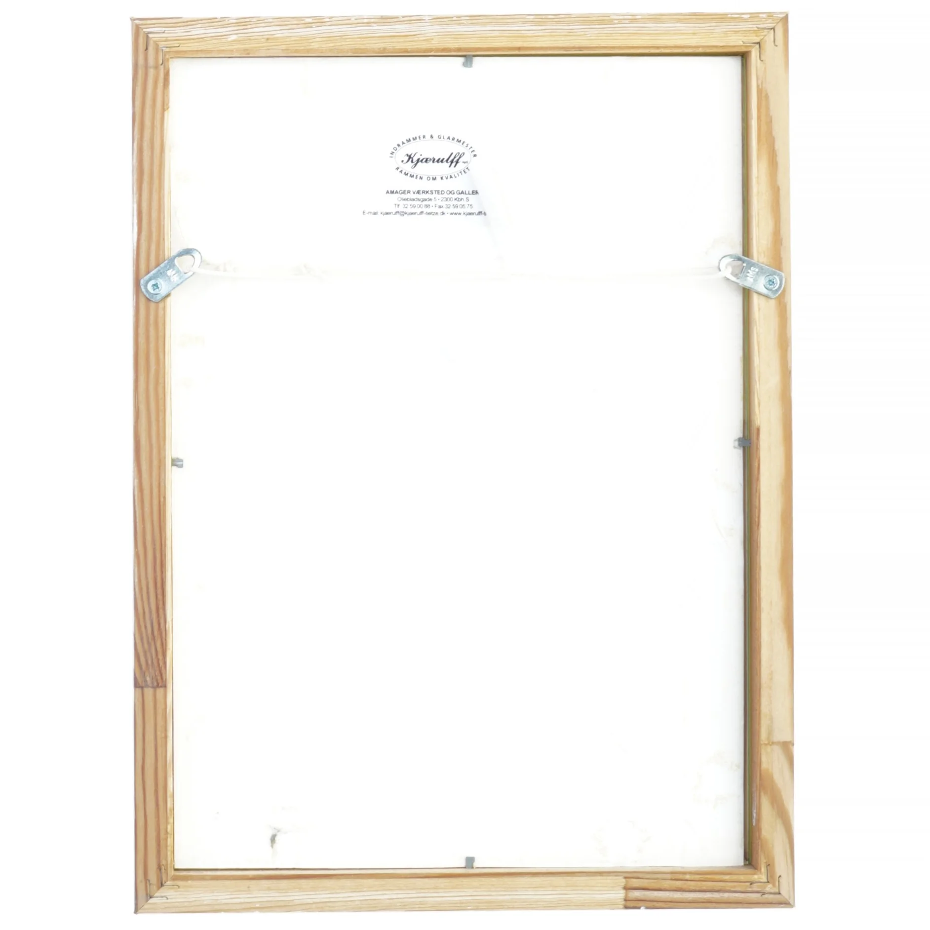 Billedramme fra Kjærulff (str. 33 x 24 cm med ramme kant)
