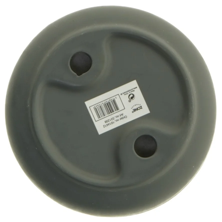 Zone sæbeskål i mørkegrå