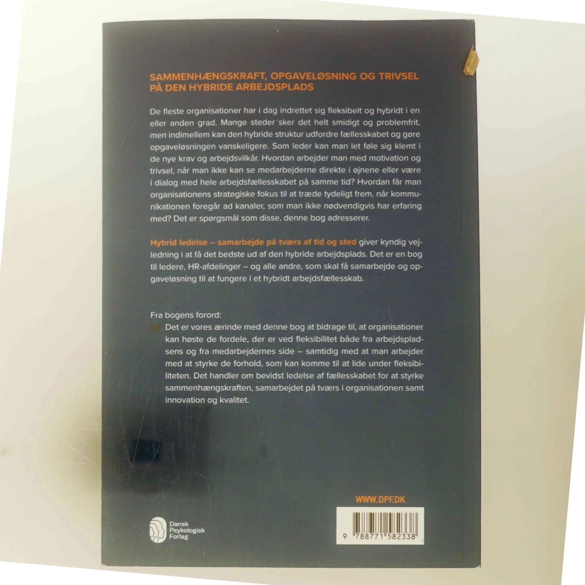 Hybrid ledelse : samarbejde på tværs af tid og sted af Hanne Moltke (Bog)