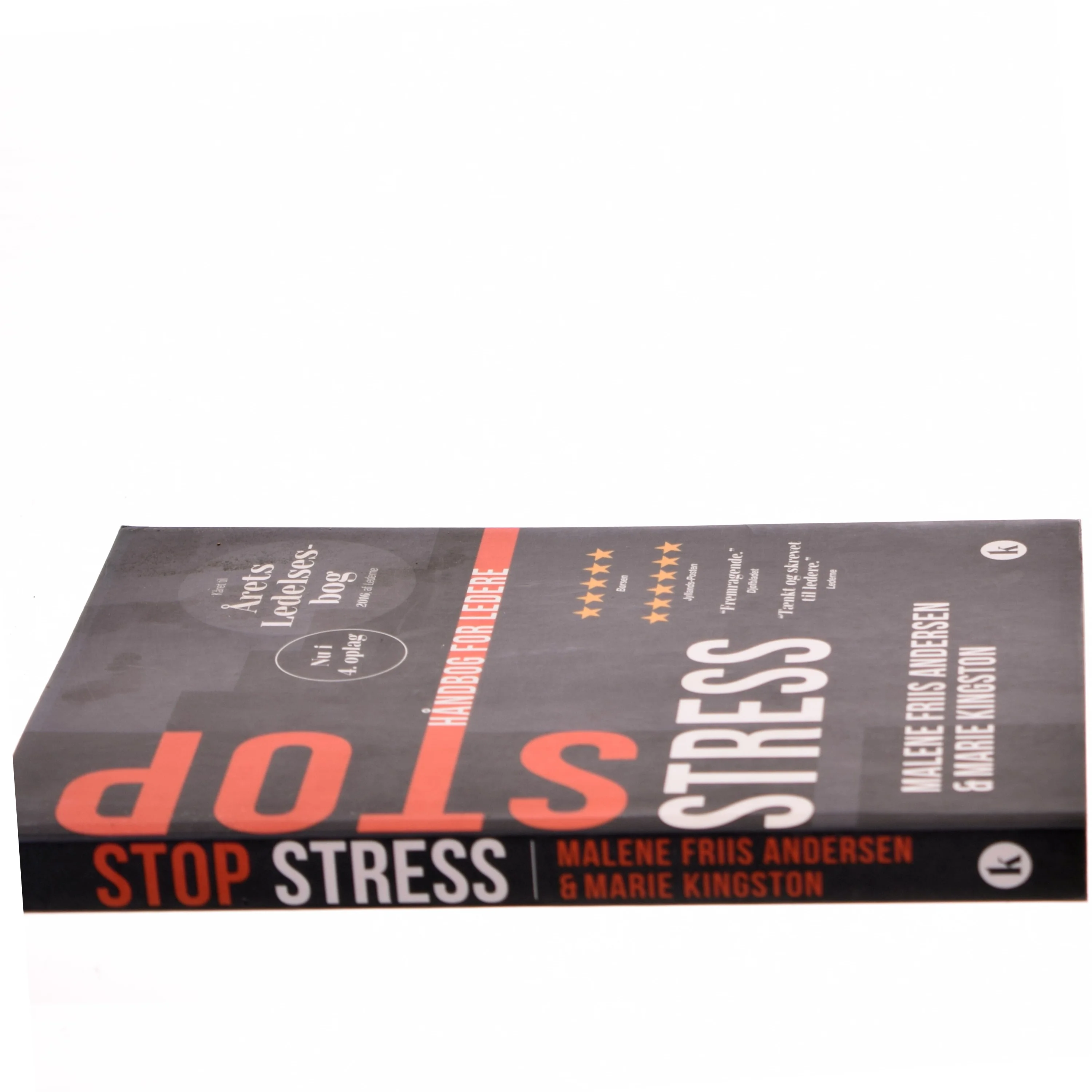 Stop stress : håndbog for ledere af Marie Kingston (Bog)