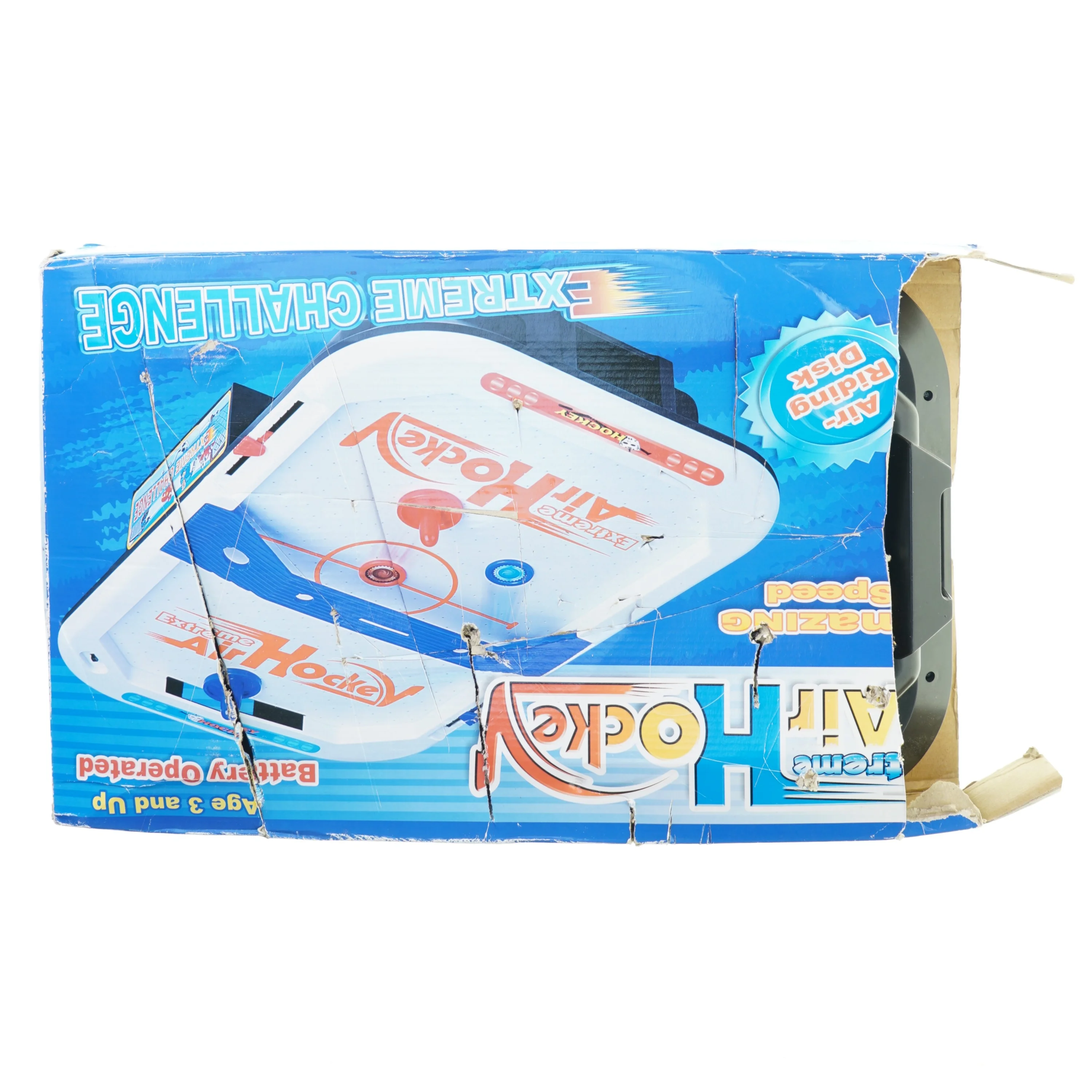 Air hockey fra Biltema (str. 50 x 30 x 7 cm)