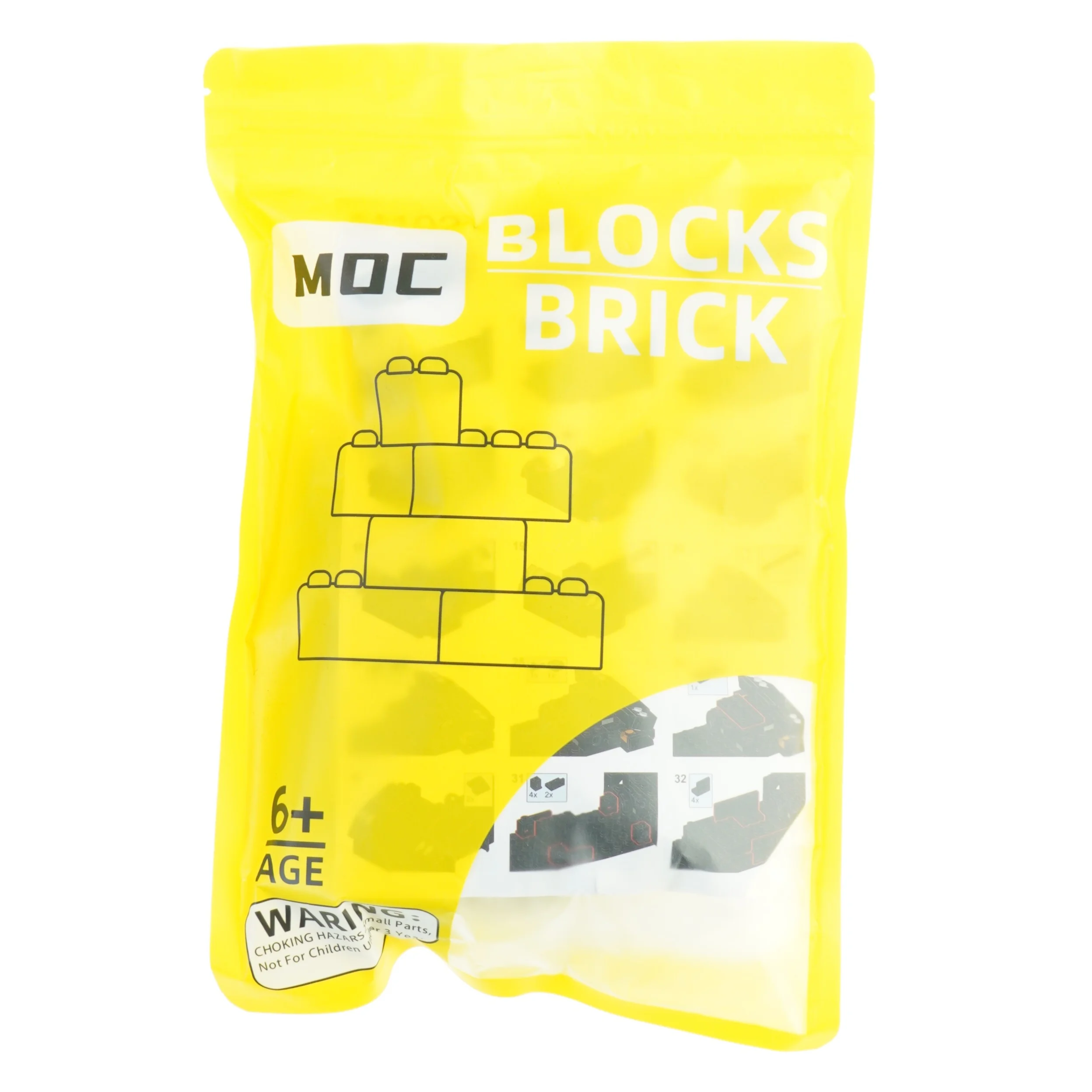 Byggeklodser i pose fra Moc (str. 18x28 cm)