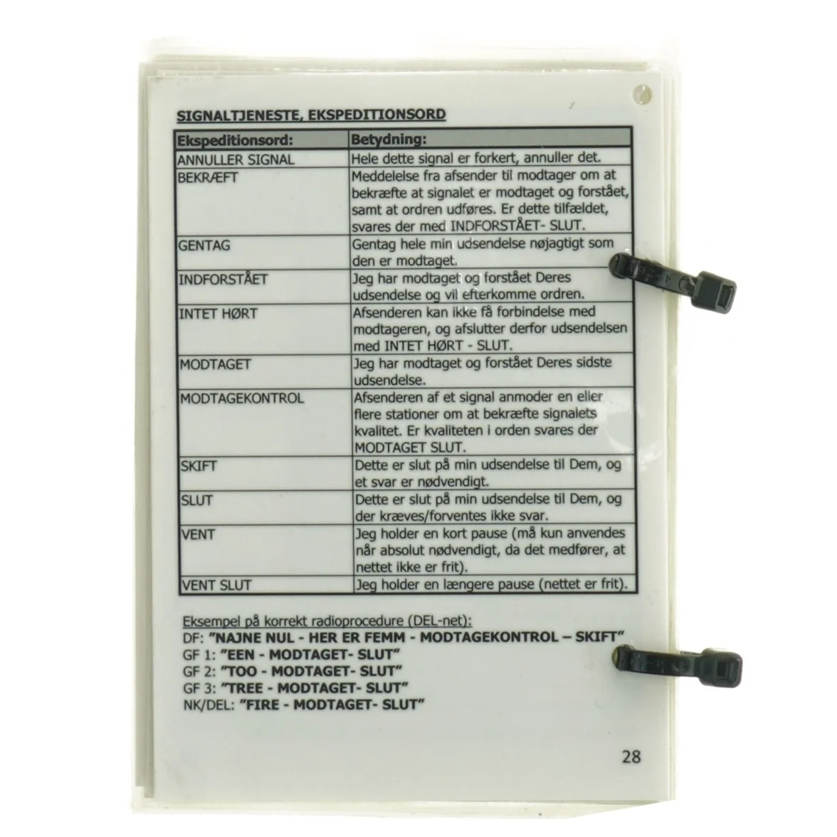 Gruppeførerens huskebog (str. 16 x 11 cm)