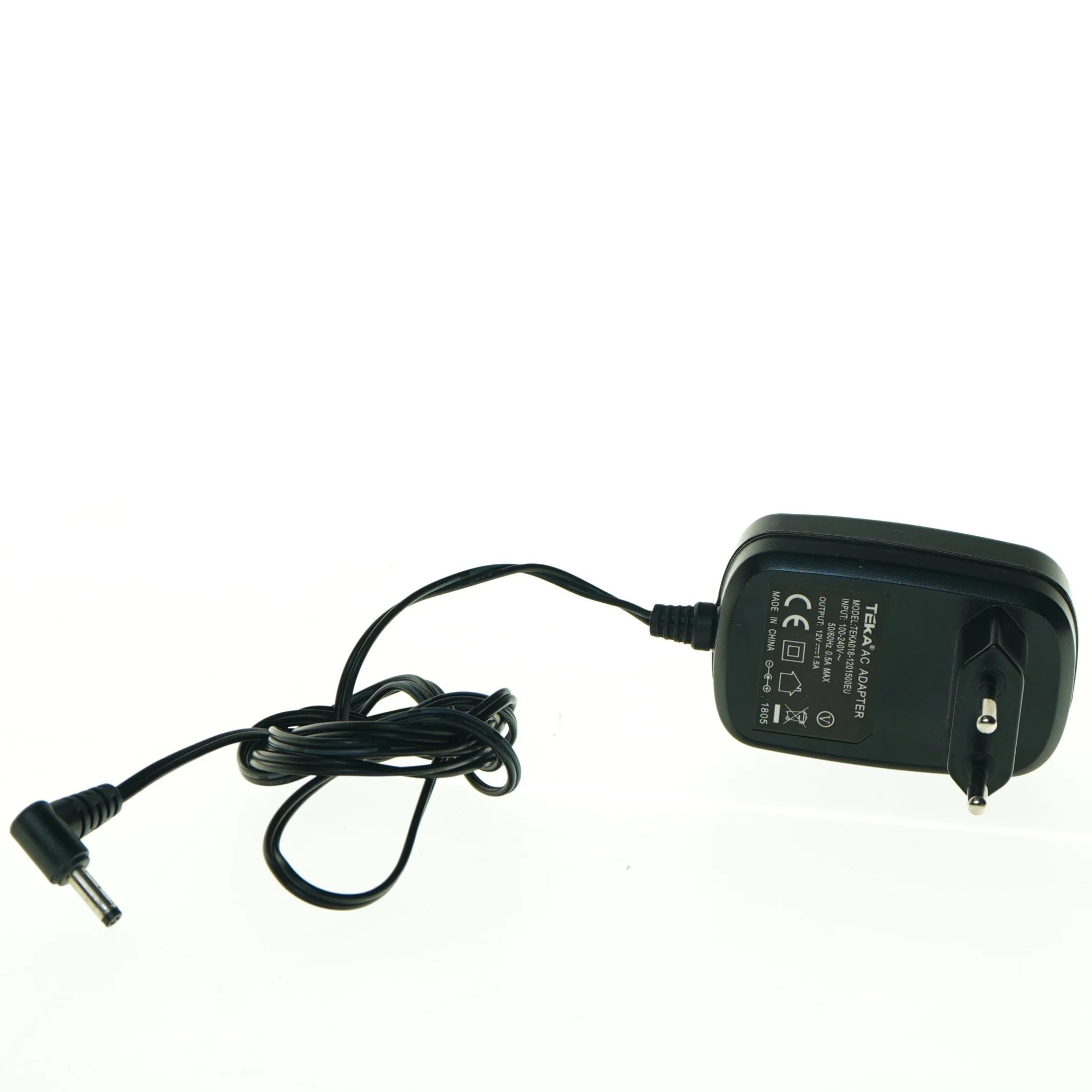 Sort oplader (str. 7 x 4 cm)