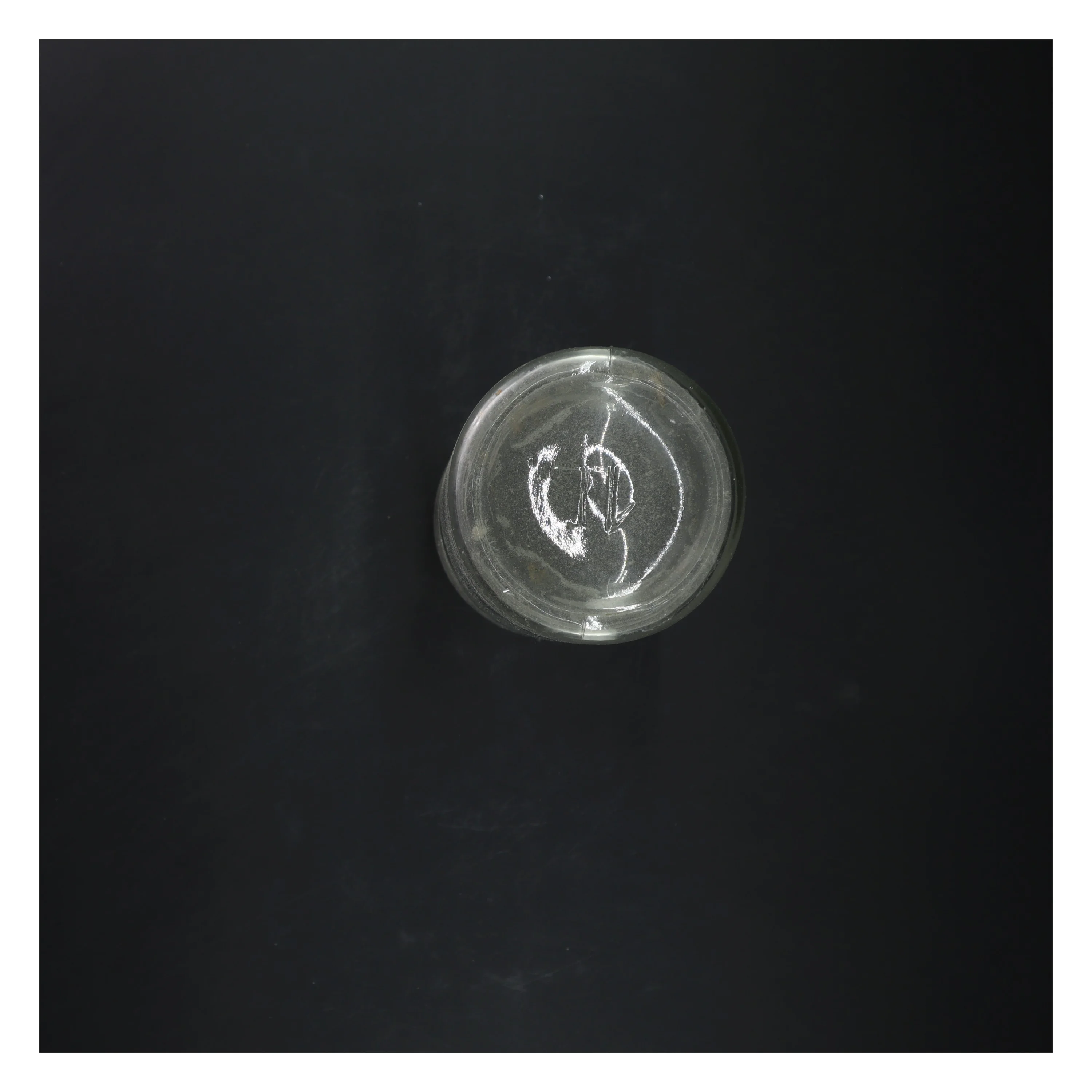 Transparent glasvase (str. 22 cm)