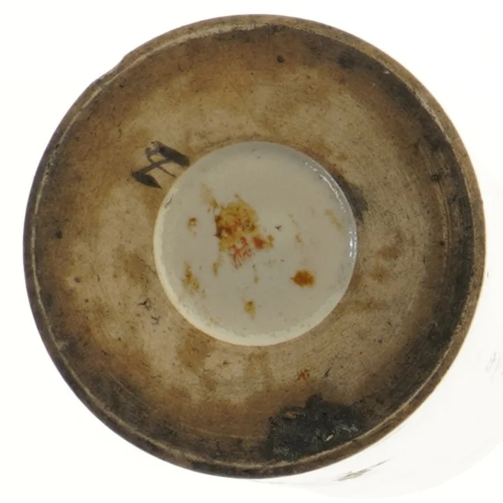 Dekorativ vase med fuglemotiv (str. Ø 11,5x27 cm)