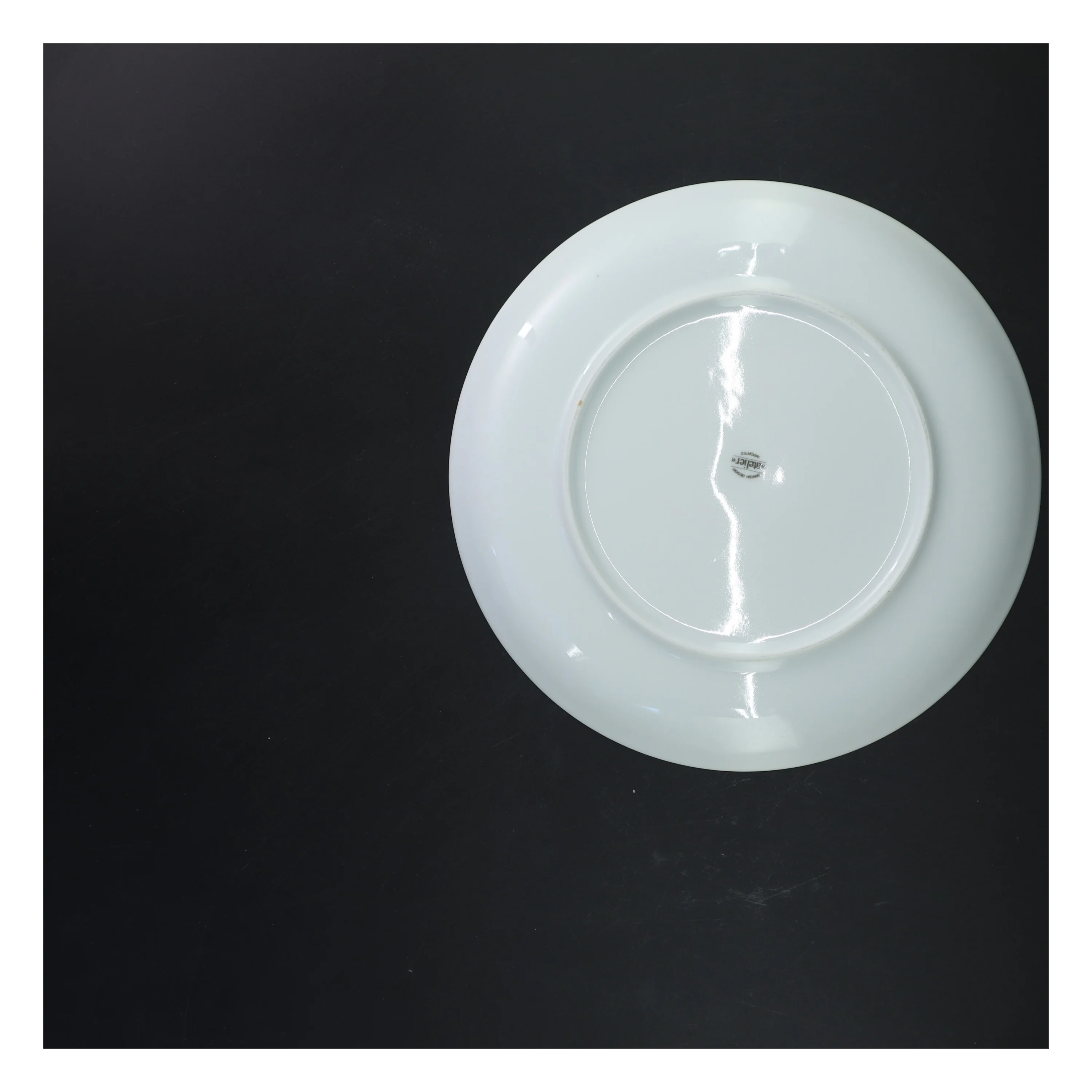 Hvide middagstallerkener, 5 stykker fra Atelier (str. 5 styk, ø 25 cm)