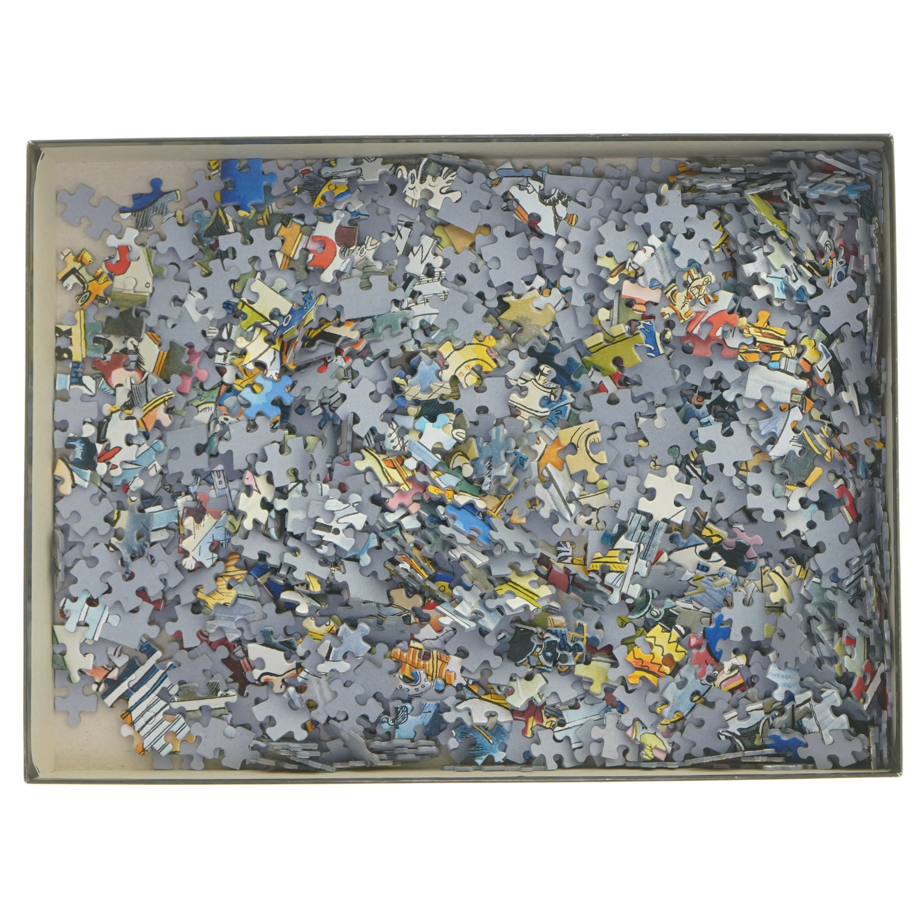 PUSLESPIL Wasgij - Mystery Puzzle nr. 3 - 1000 brikker fra Jumbo (str. 1000 brikker cm)