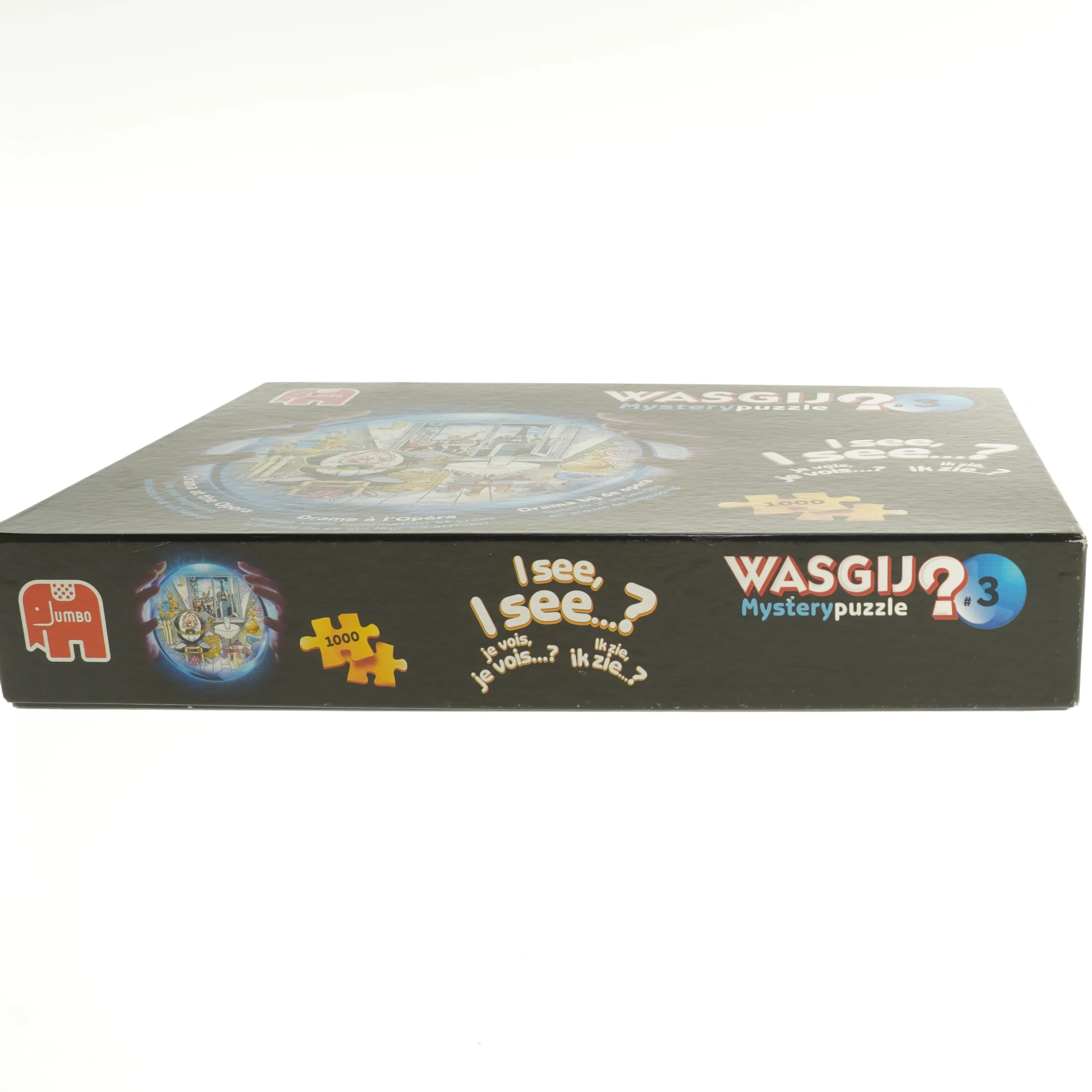 PUSLESPIL Wasgij - Mystery Puzzle nr. 3 - 1000 brikker fra Jumbo (str. 1000 brikker cm)
