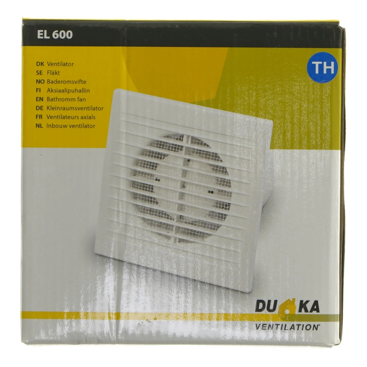 Ventilator til badeværelse (str. 11x15 cm)