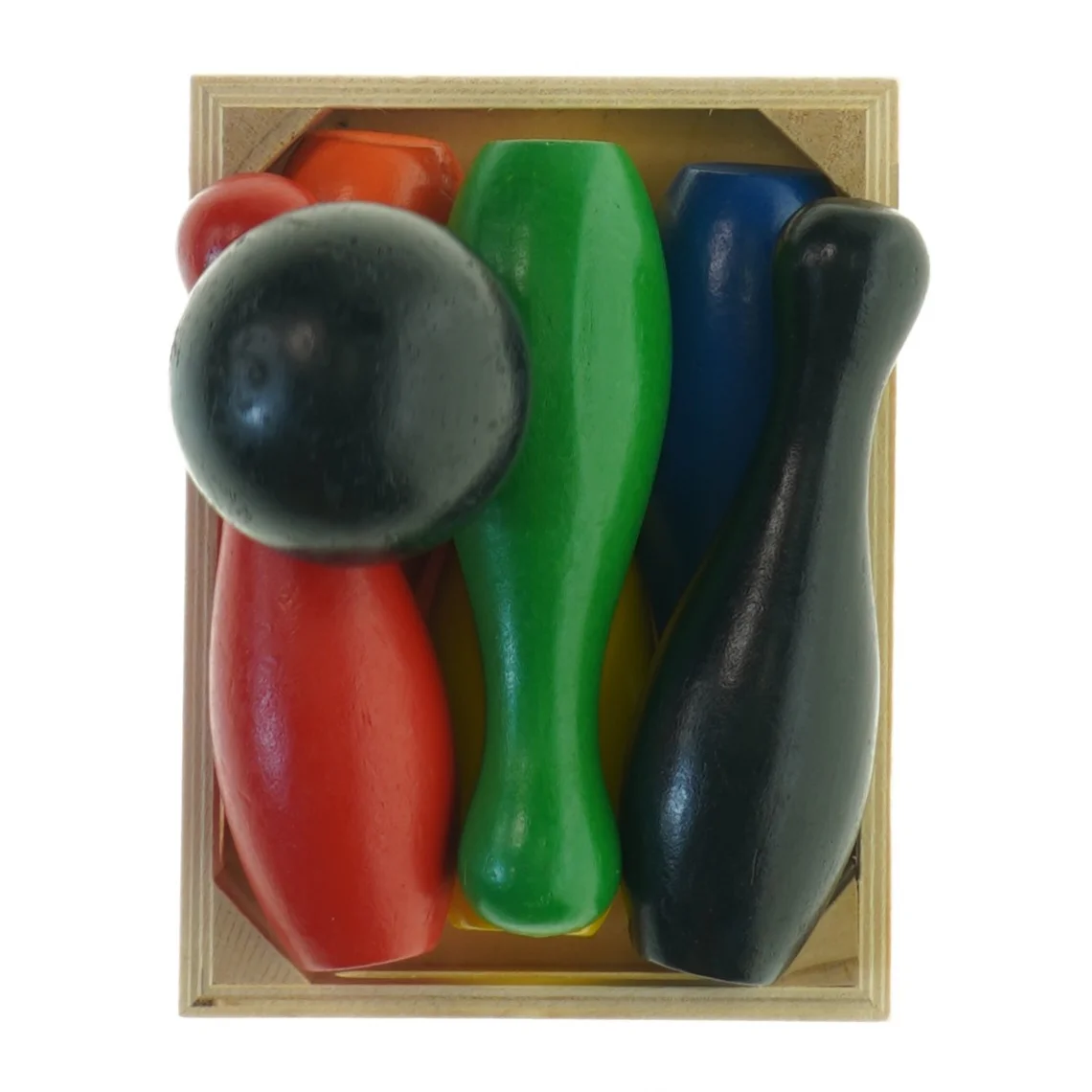 Trækegle- og kuglesæt (str. Højde af kegle. 11 cm)