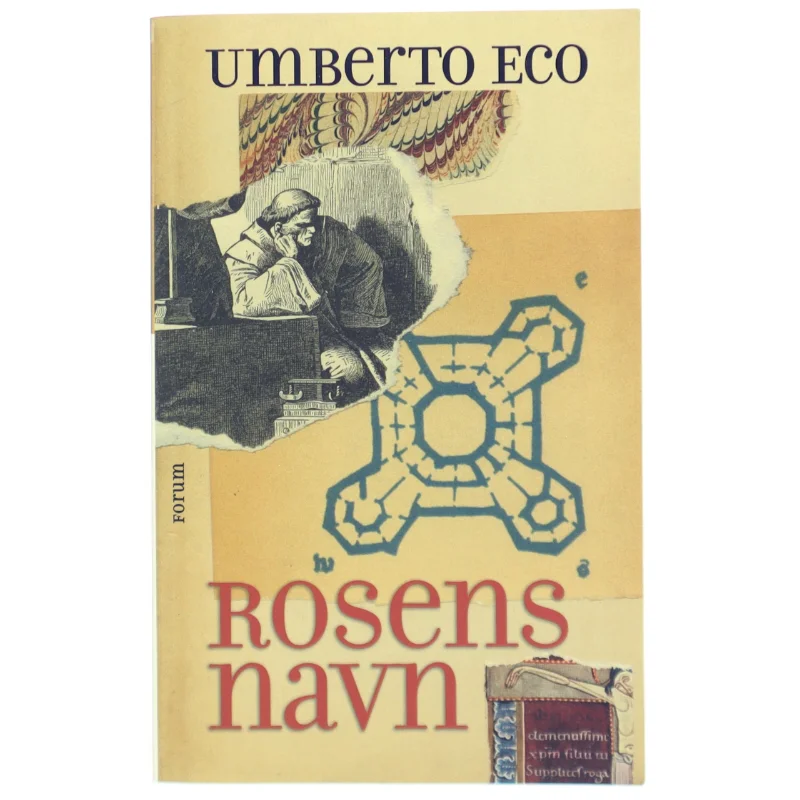 Rosens navn : roman af Umberto Eco (Bog)