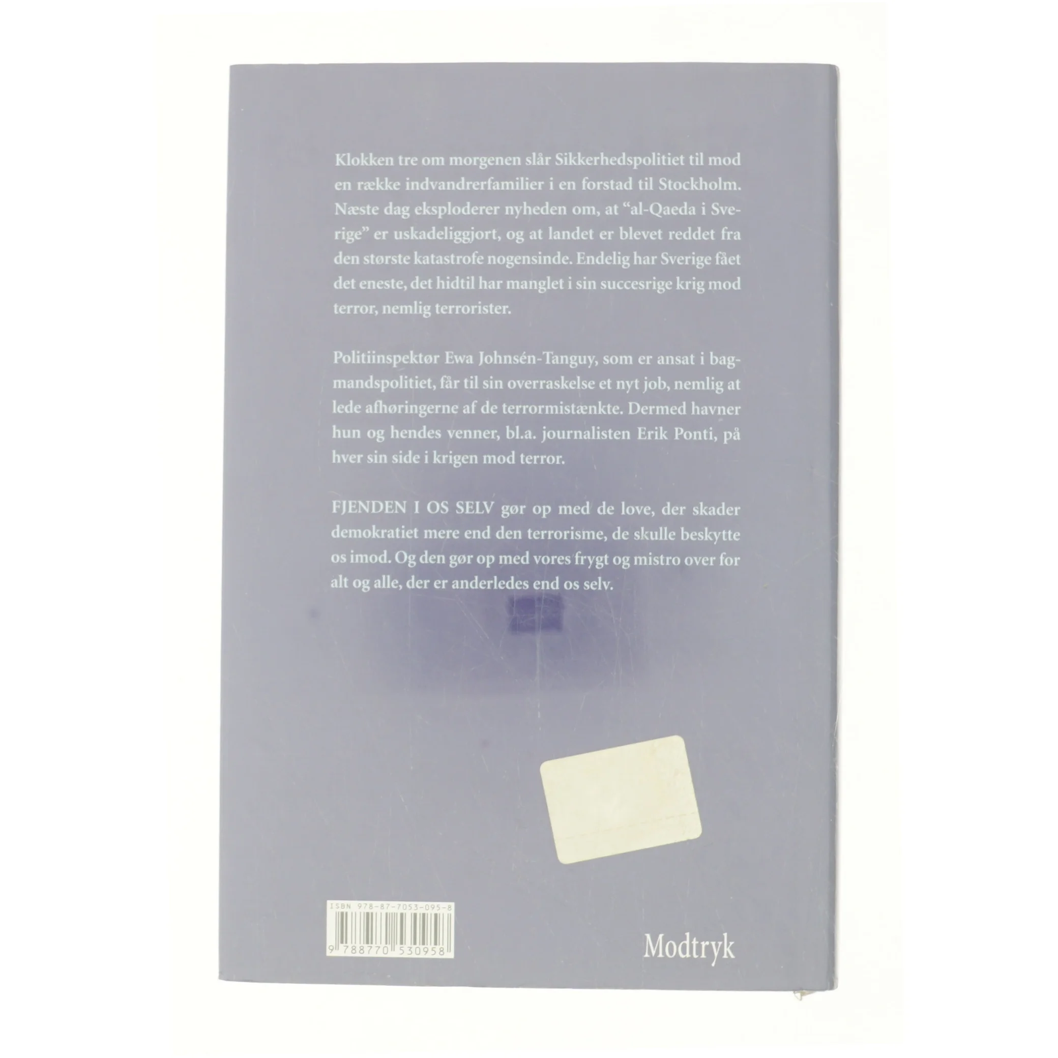 Fjenden i os selv af Jan Guillou (Bog)