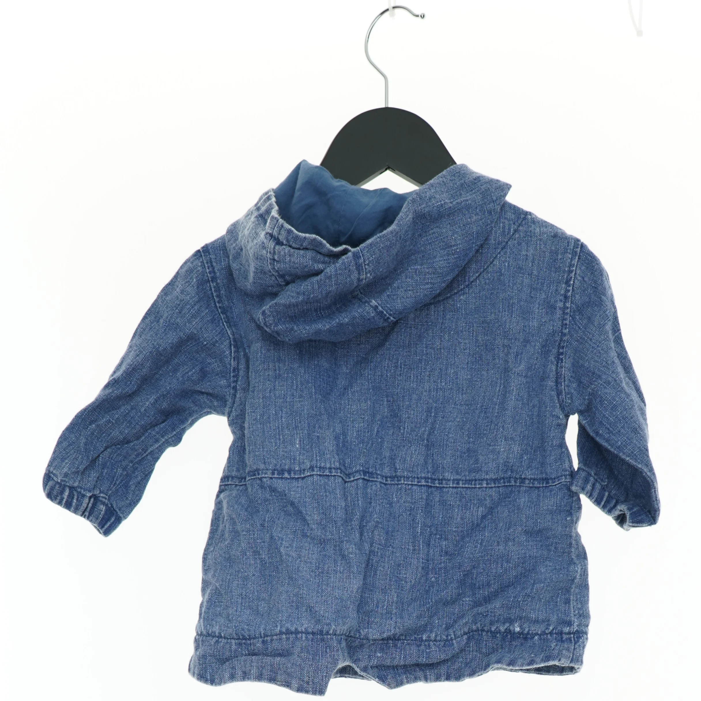 Denim jakke med hætte fra PLAY UP (str. 80 cm)