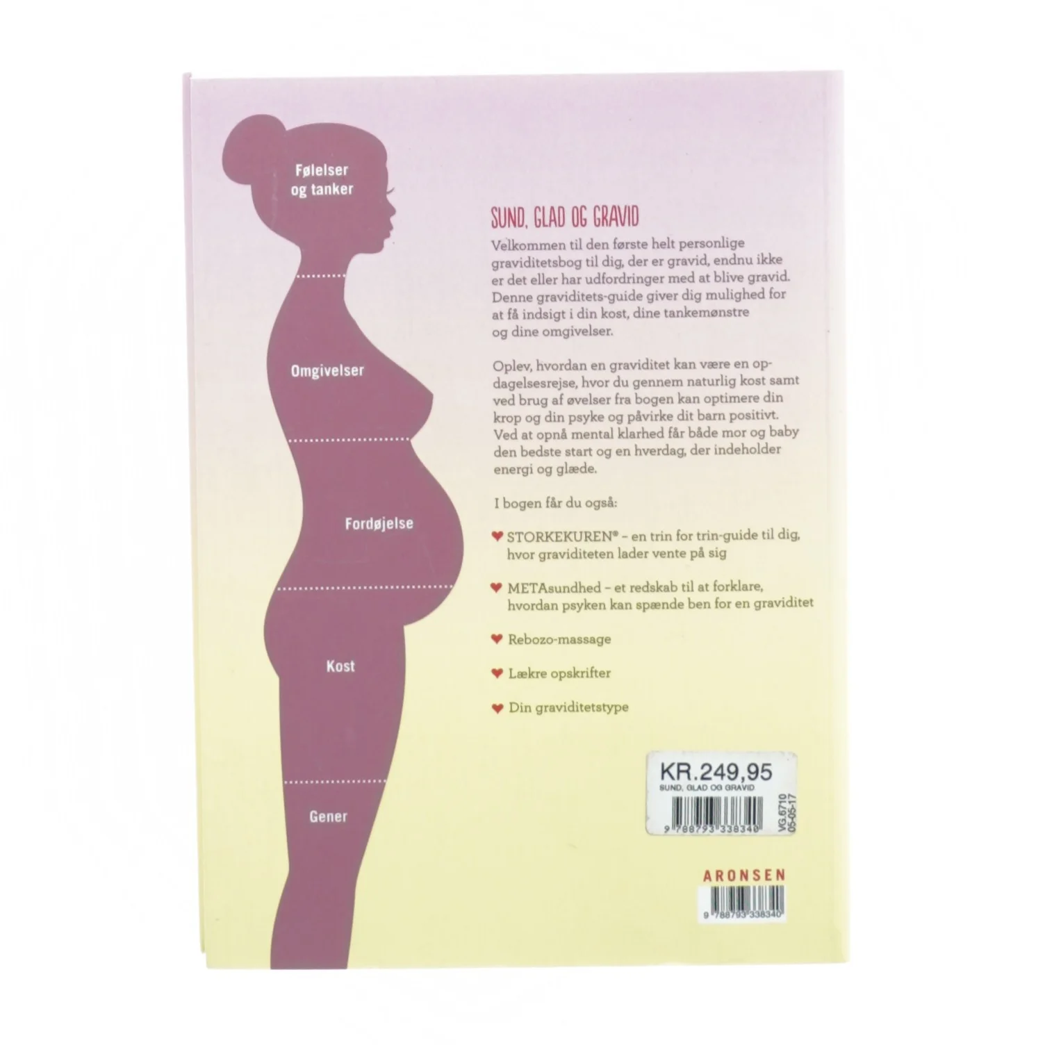 4 Baby bøger, "Sund, glad og gravid", "Den gode barsel", "Projekt baby", "Svøb dit barn" (str. Blandet)